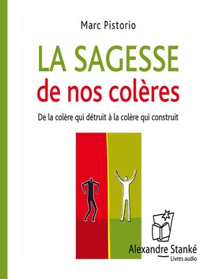 cover image of La sagesse de nos colères